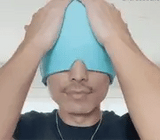 gorro de gel antimigraña calma tu dolor